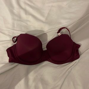 Maroon bra from PINK